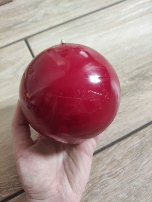 Świecznik dekoracja świeca kula