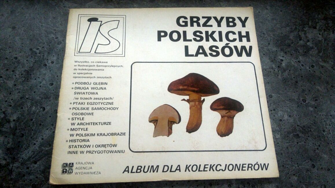 Grzyby Polskich Lasów Album dla Kolekcjonerów