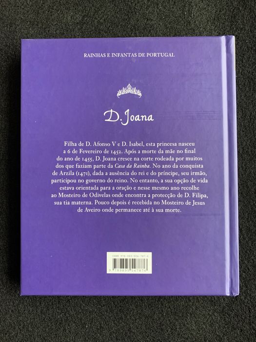 Livro Dona Joana Princesa e Santa