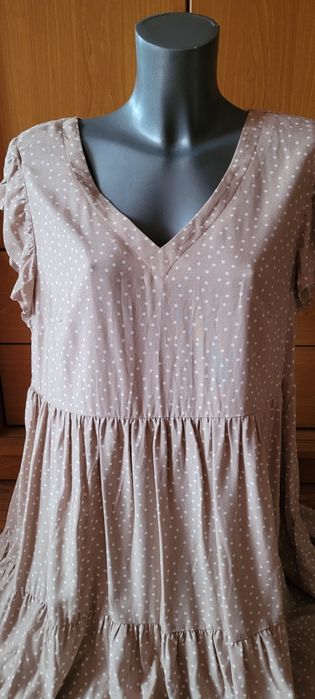 Nowa  sukienka z falbaną 44 PROMOCJA  wyprzedaż szafy