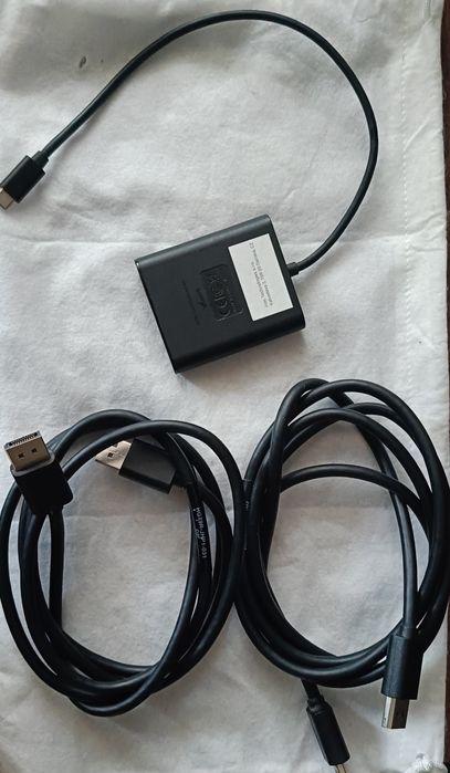 I-tec USB Tunderbold na 2x Display Port, kable w zestawie