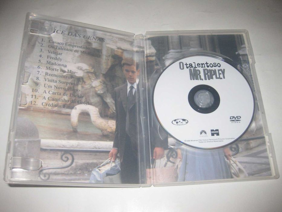 DVD "O Talentoso Mr. Ripley" com Matt Damon