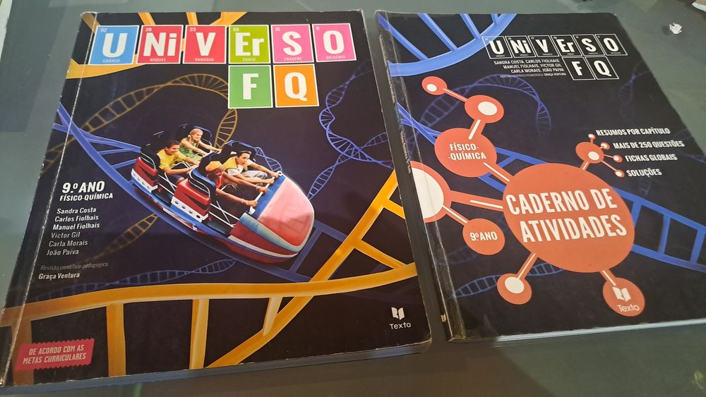 Manual aluno e caderno atividades fisico quimica 9 universo fq 9