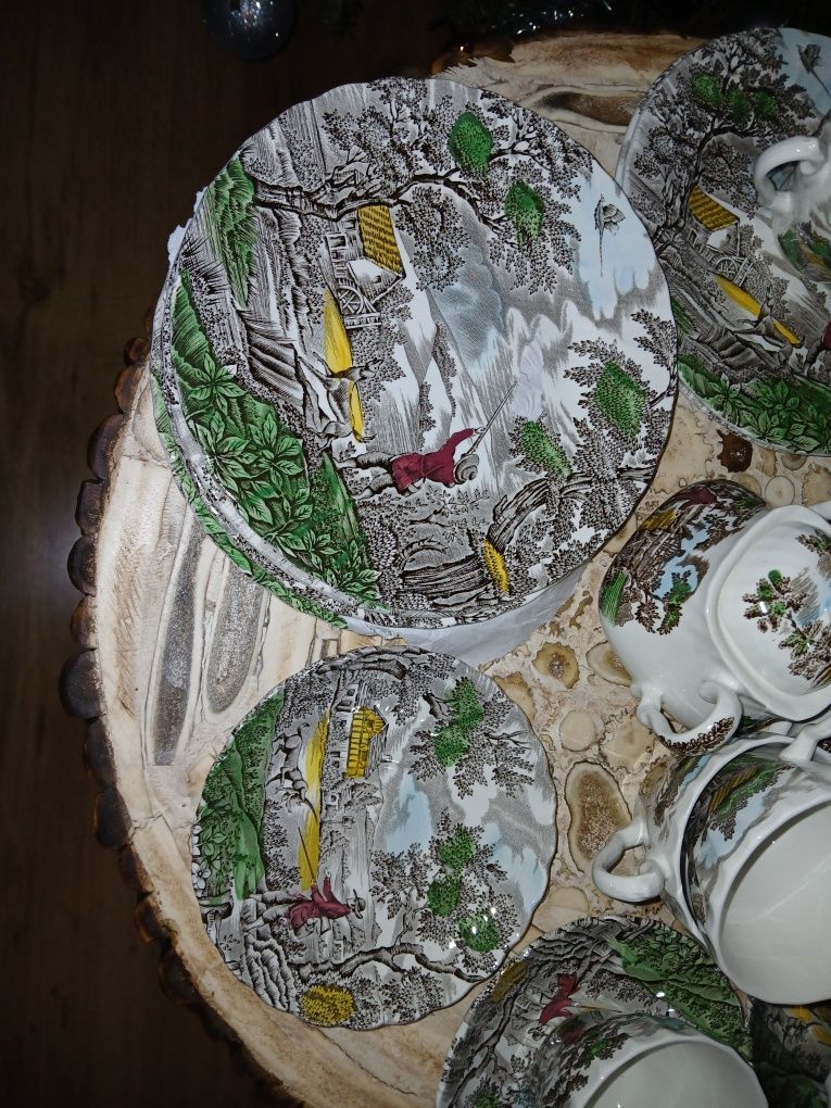 Poroże porcelana myśliwska