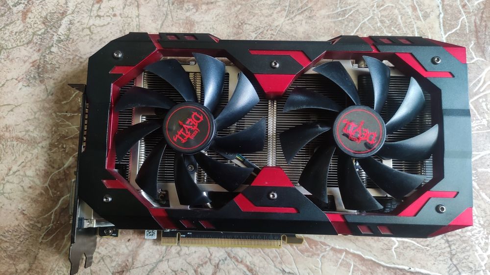 Відеокарта RX 580 8GB Power Color Red Devil (AXRX580 8GBD5-3DH/OC)