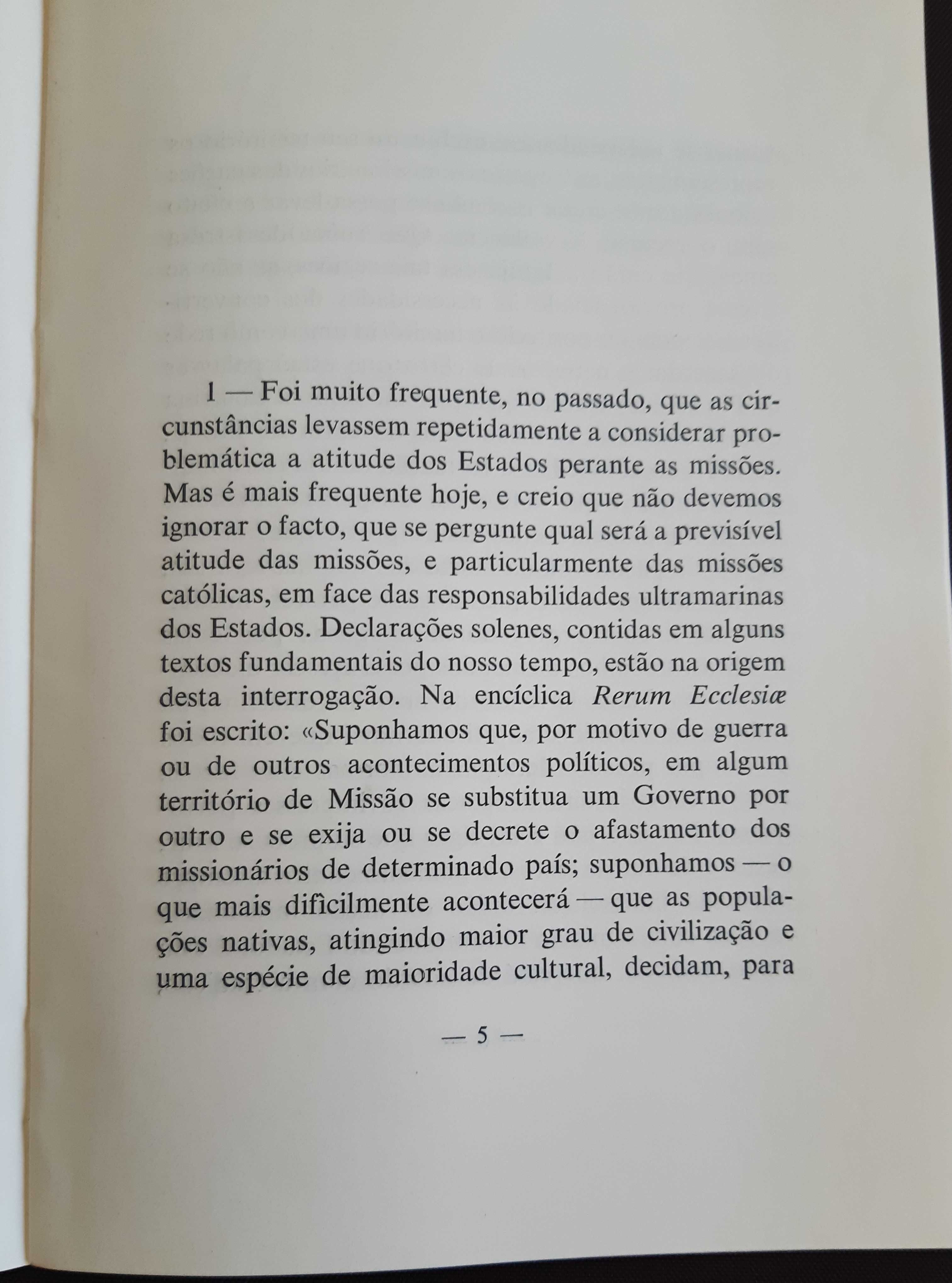 Actualidade das Missões, de Adriano Moreira