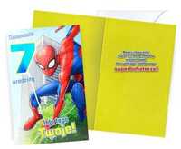 Karnet Urodziny 7 (Spider-Man)