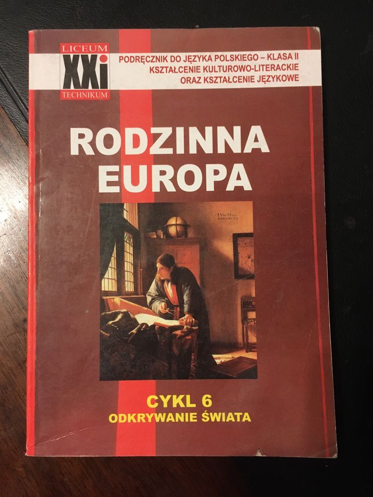 Podręcznik do j. polskiego liceum klasa II Rodzinna Europa