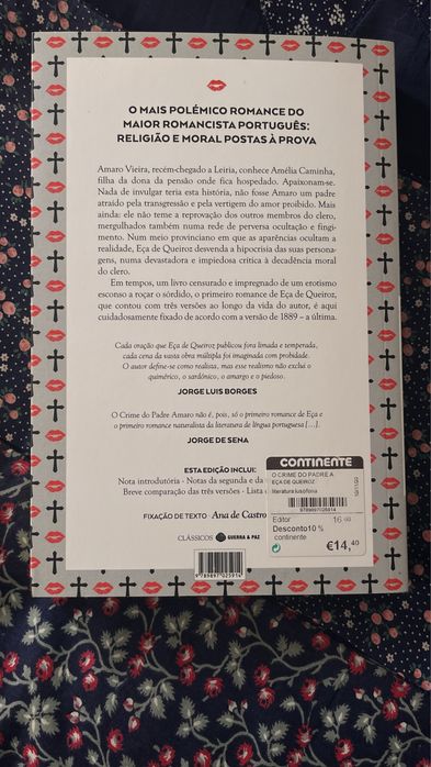 O Crime do Padre Amaro - livro NOVO