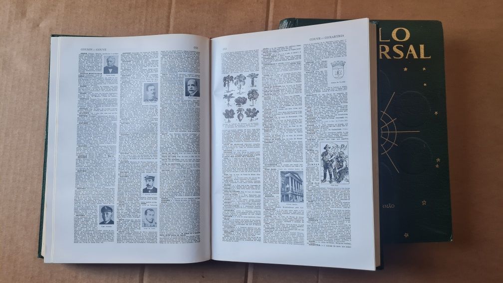 Dicionarios enciclopedicos Lello & Irmão  2 volumes nunca usados