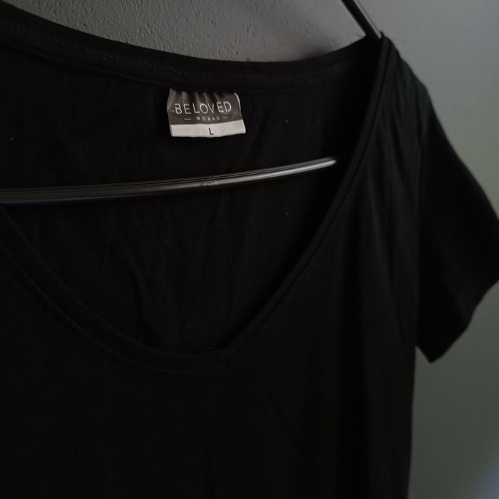 T-shirt koszulka bluzka bawełniana czarna L 40