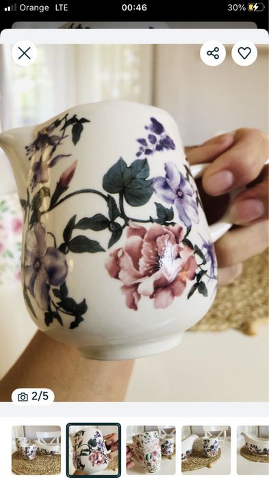 Zestaw/ Półmisek, sosjerka mlecznik