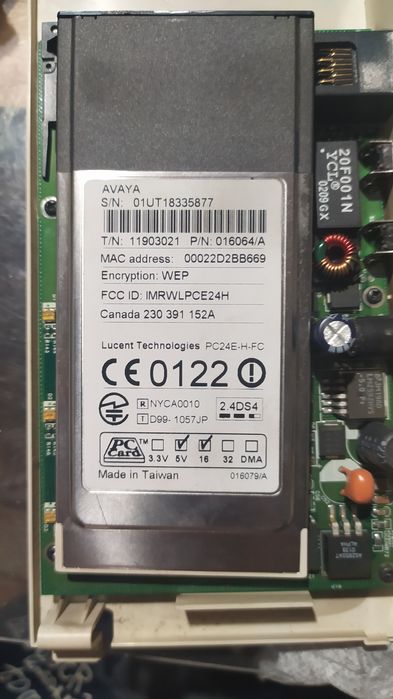Avaya Wireles WiFi World Card  (11 Mb/s) SILVER