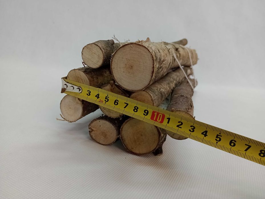 Patyczki, kołki brzozowe 10 sztuk DŁ 50 CM, 1-5 CM