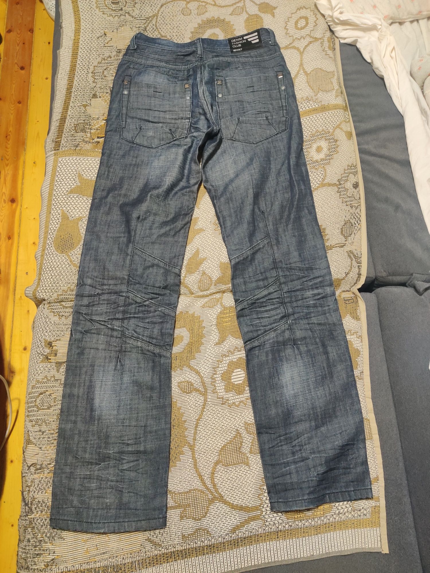 Джинсы мужские Revolt jeans размер 31/34 синие стильные