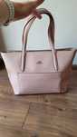 Skórzana shopperka/torba shopper/Wittchen pudrowy róż A4