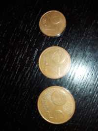 Moedas 1, 2 e 5 cêntimos