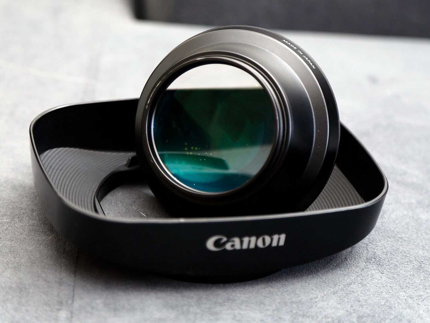 Lente Canon wd-h72 conversora grande angular 72 mm 0,8x