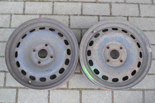 Felga stalowa Audi 15 cali 4x108 et37 6x15 sztuka zapas felga