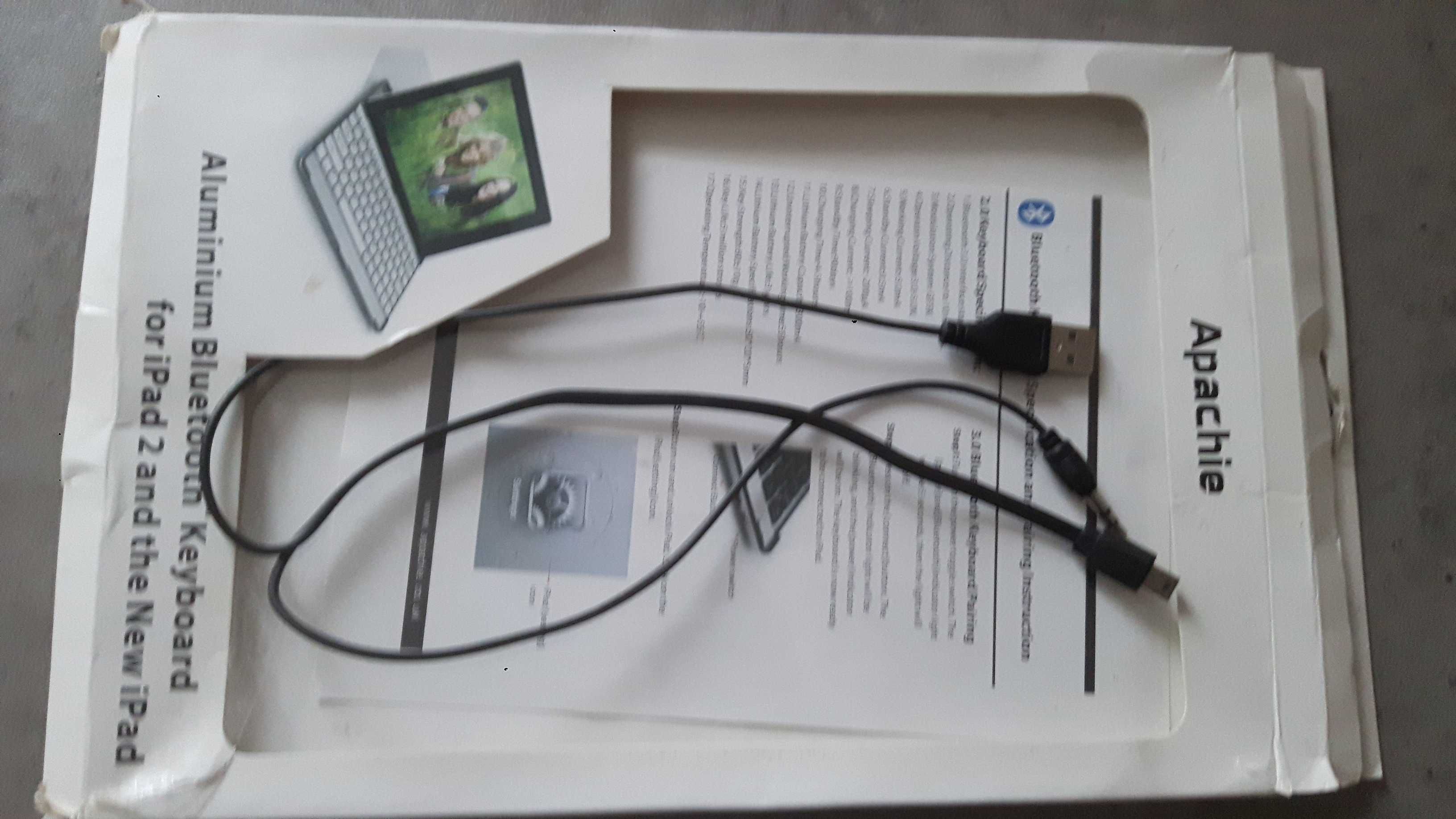 Aluminiowa klawiatura bluetooth do Ipad Apachie
