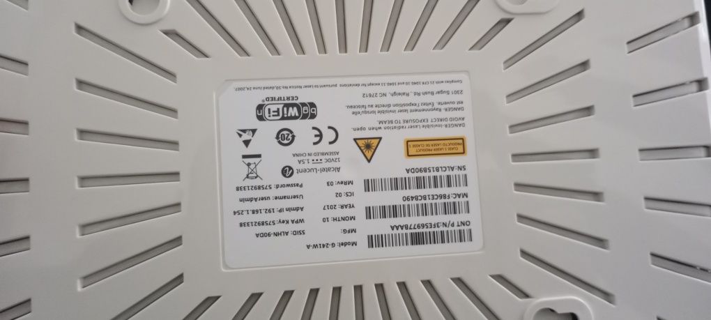Modem Alcatel G-241W-A (Nokia) – światłowodowy router GPON
