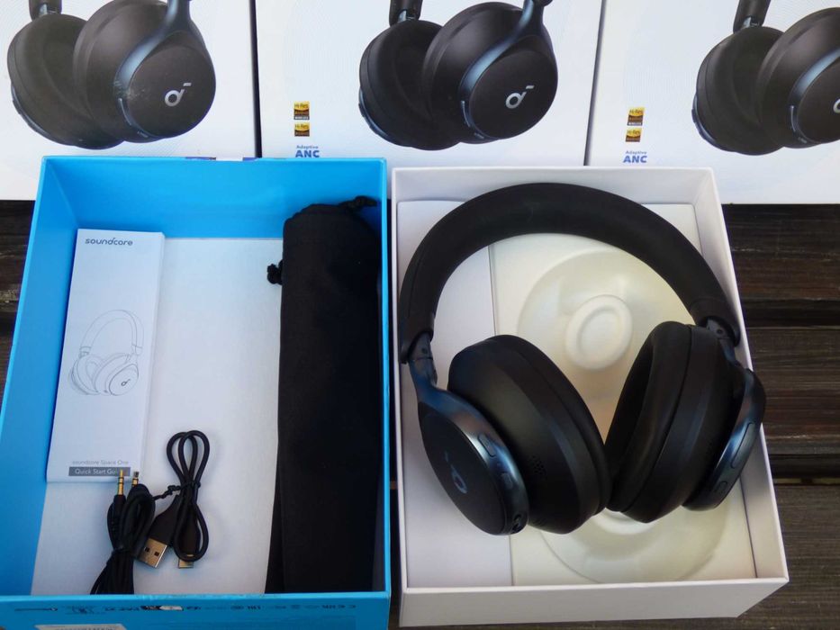 Електрошрот Навушники Anker SoundCore Space One Black оригінал