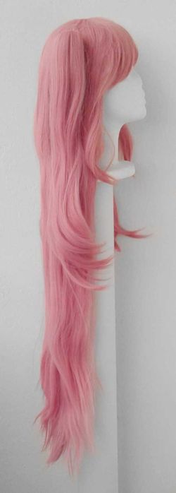 Krul Tepes Owari no Seraph cosplay wig długa peruka różowa z kitkami