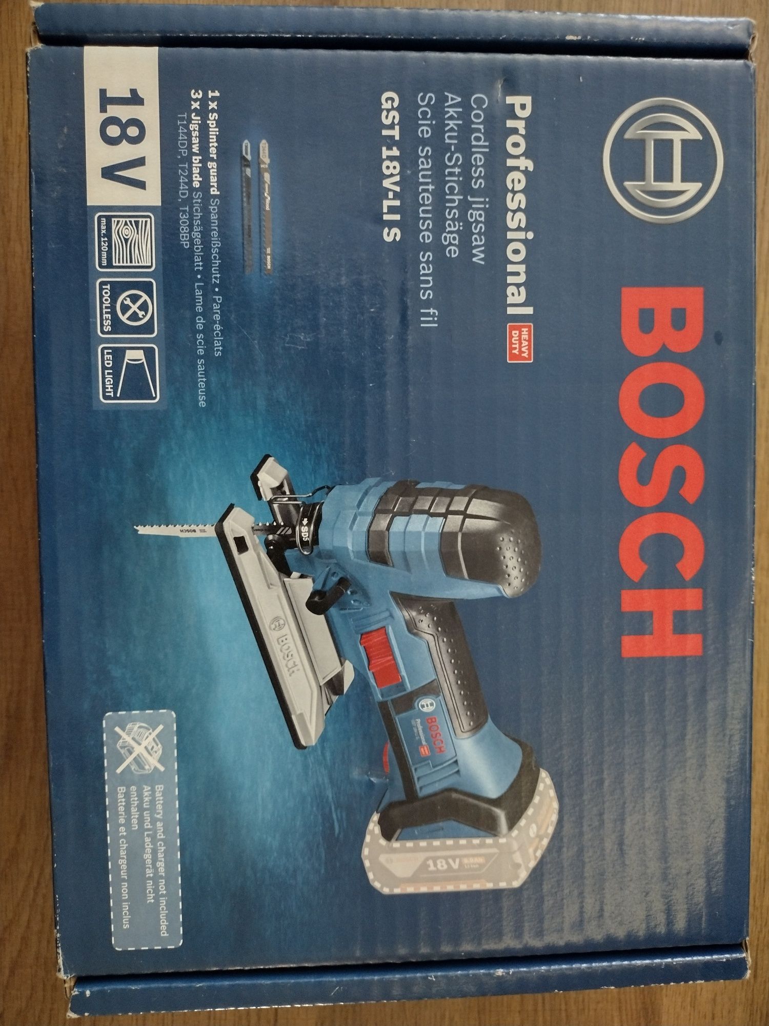 Wyrzynarka Bosch Profesional GST 18 V-LI S 18 V