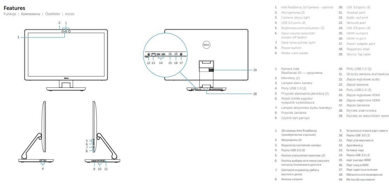 Комп'ютер моноблок Dell Inspiron 2350 Core i5 з сенсорним екраном