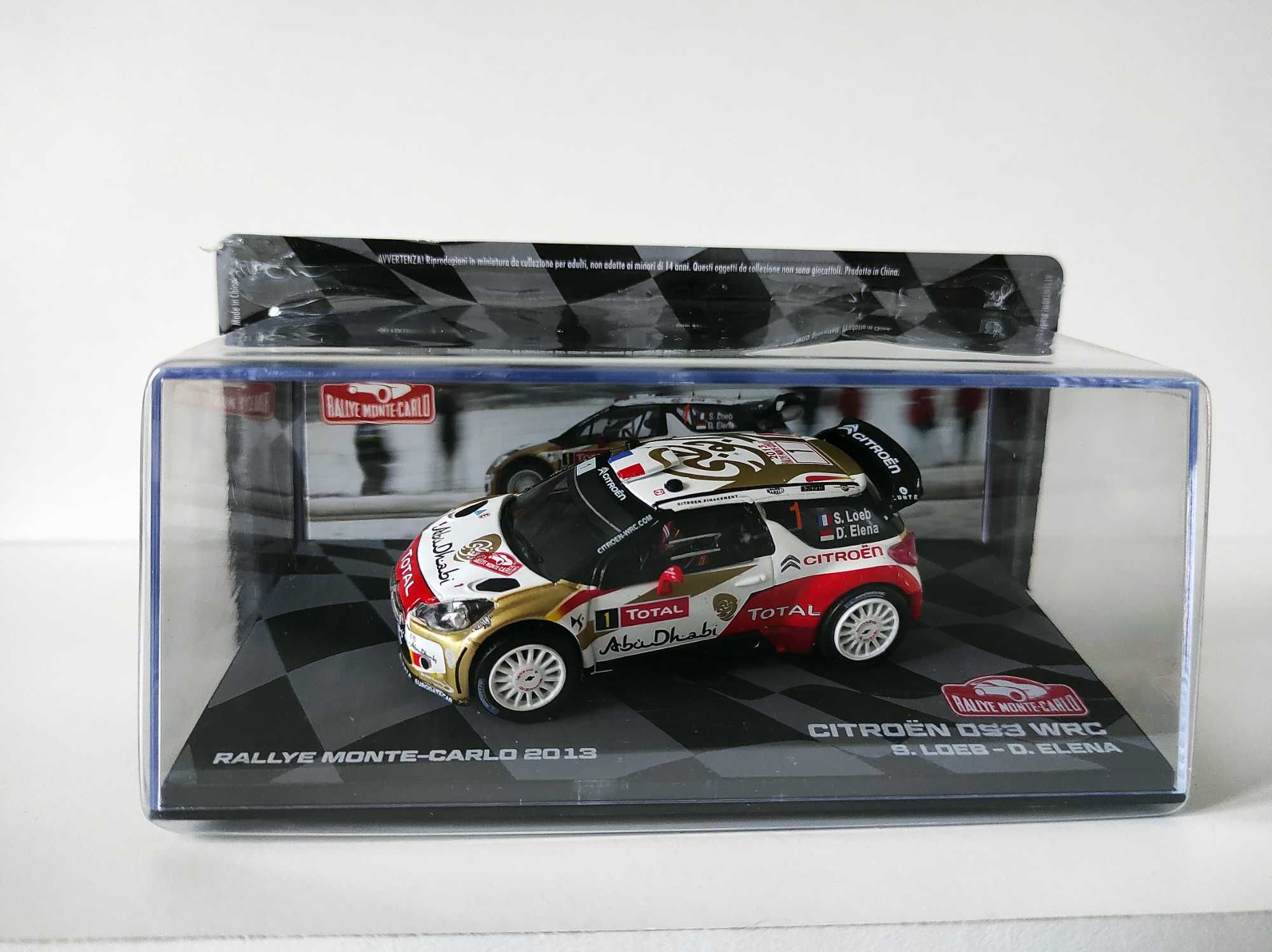 Zestaw 4 Modele Rajdowe Citroen Xsara DS3 Suzuki SX4 Ford Focus 1:43