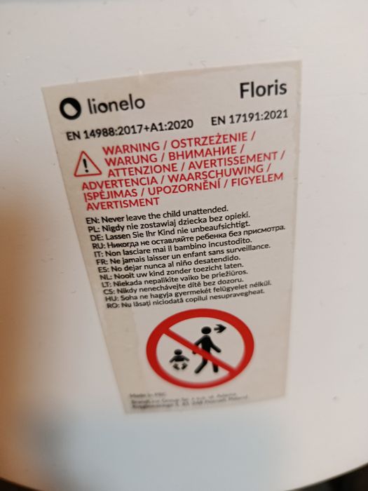 Krzesełko Lionelo Floris plus pokrowce