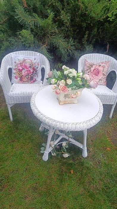 Meble z wikliny Styl Prowansalski