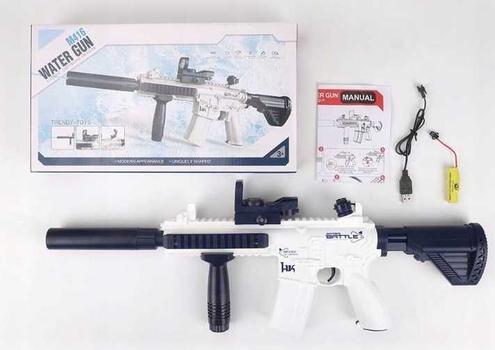 Unikalny elektryczny karabin na wodę m416 automatyczne strzelanie