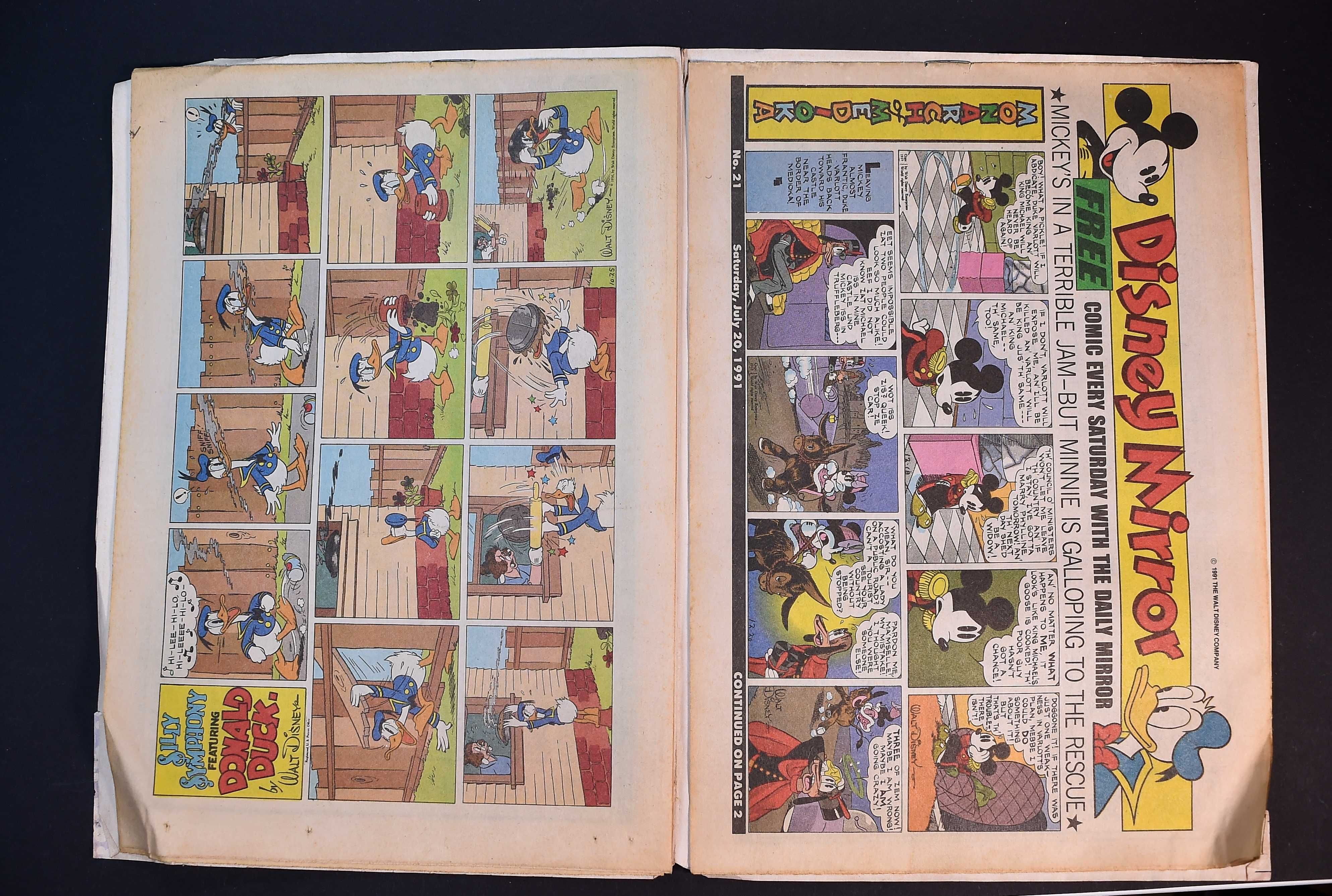 Komiks # USA The DIsney Weekle 1991 r.
