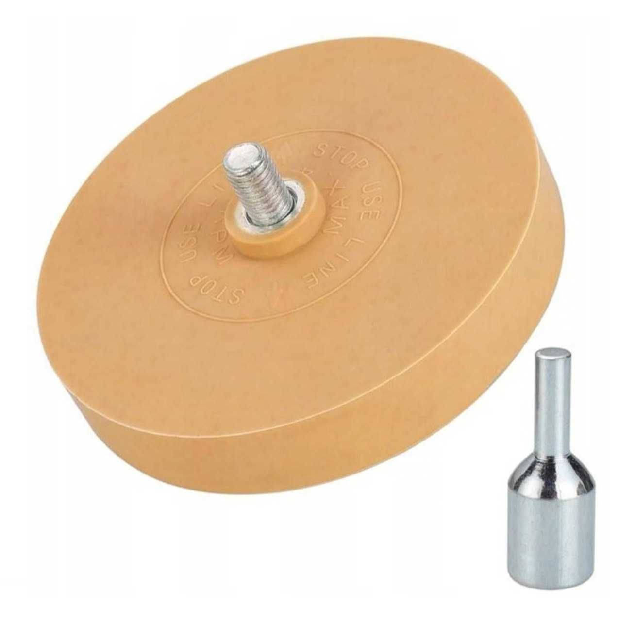 Osprzęt do Usuwania Kleju na Wiertarkę + Adapter Gumowy Krążek