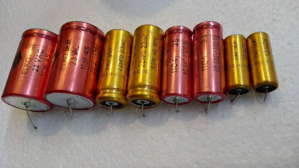 Аудіо конденсатори Elko