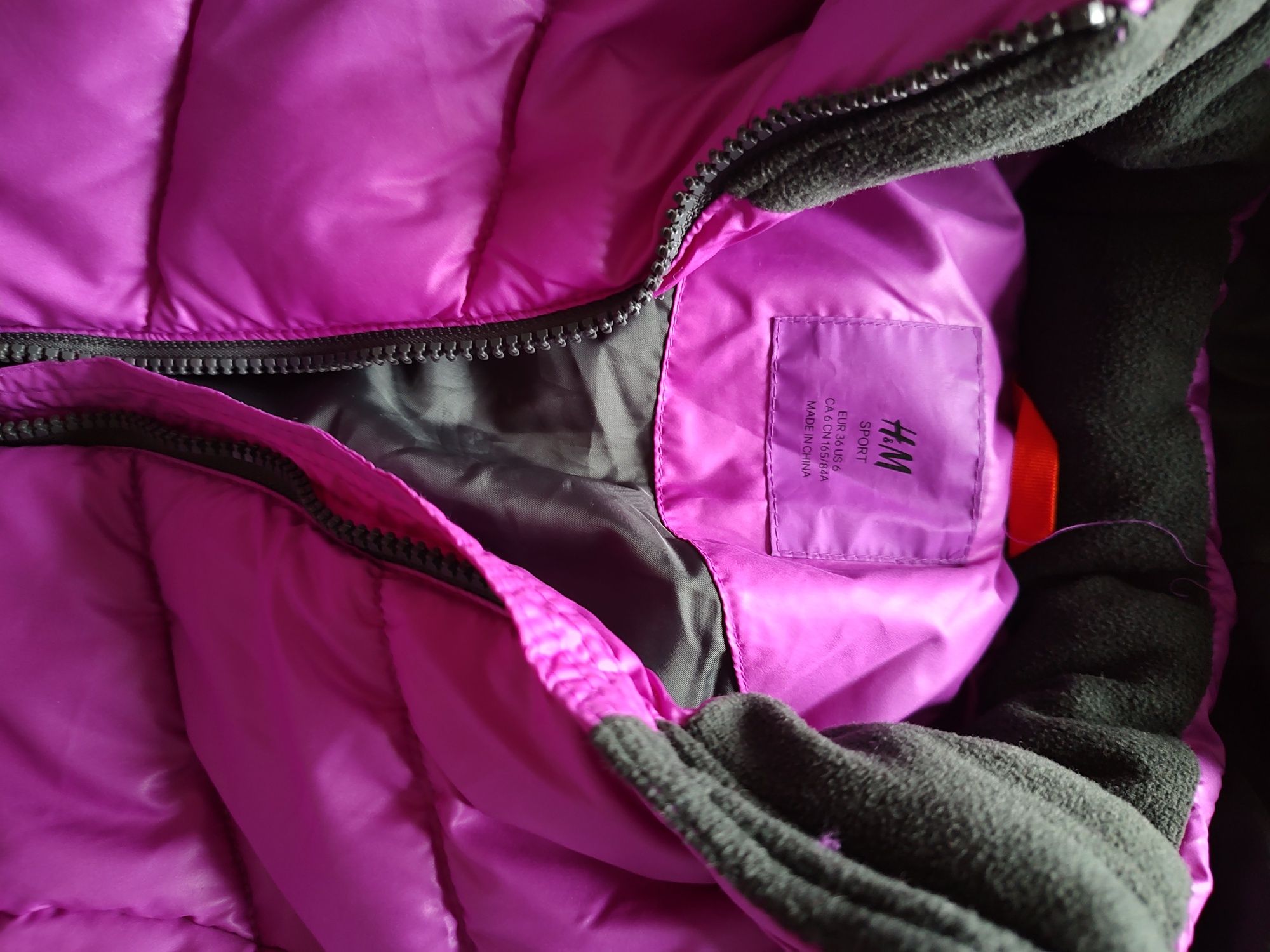 Kamizelka puchowa sportowa rozmiar S h&m