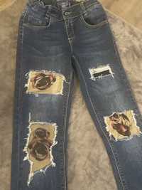 Spodnie jeans 152 denim