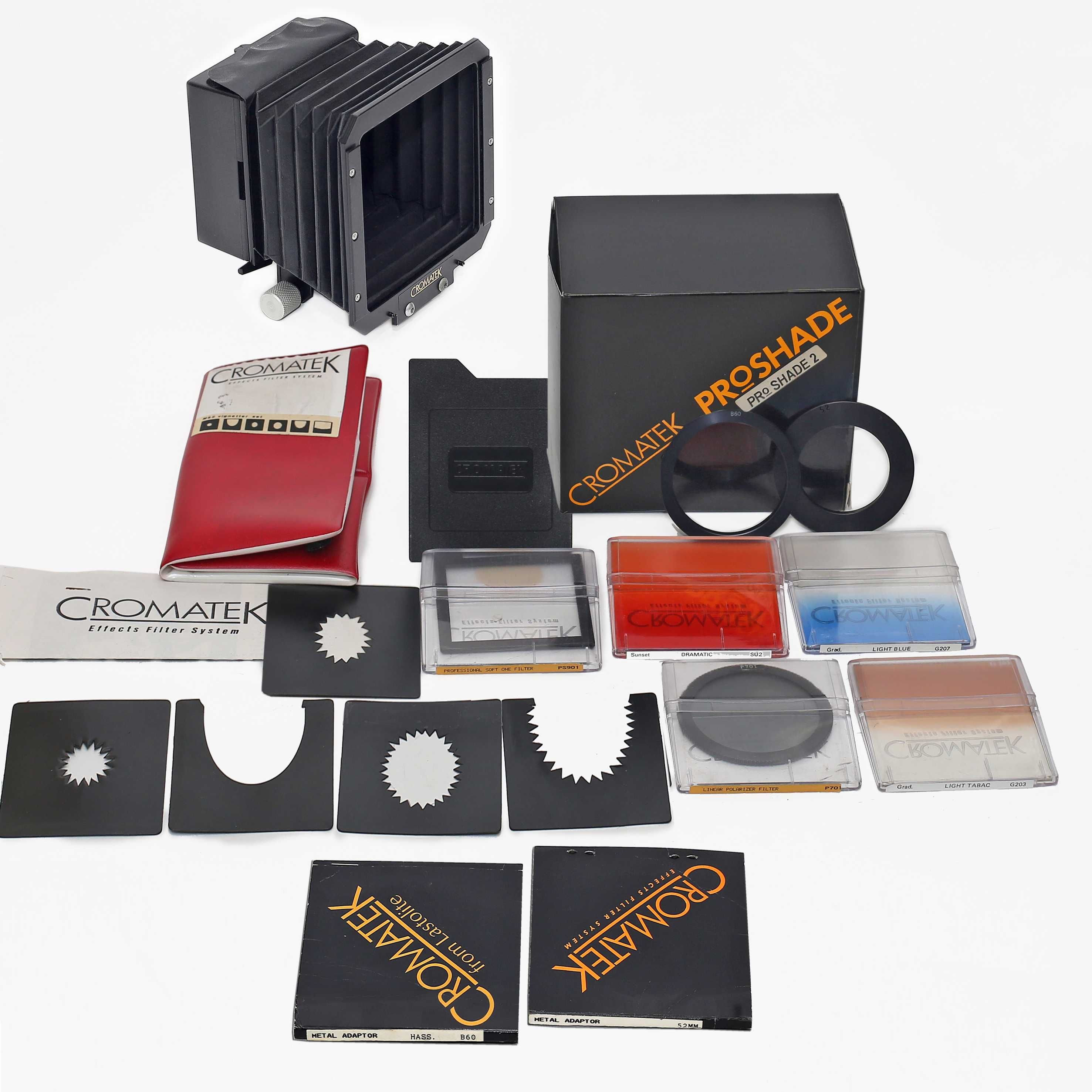 Kit Cromatek ProShade 2 Matte Box + Filtros + Adaptadores de 52–60 mm