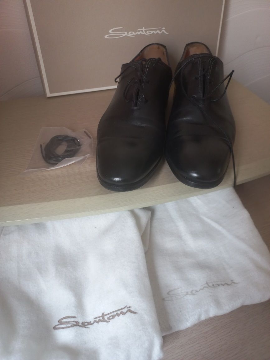 Туфлі кожані Santoni
