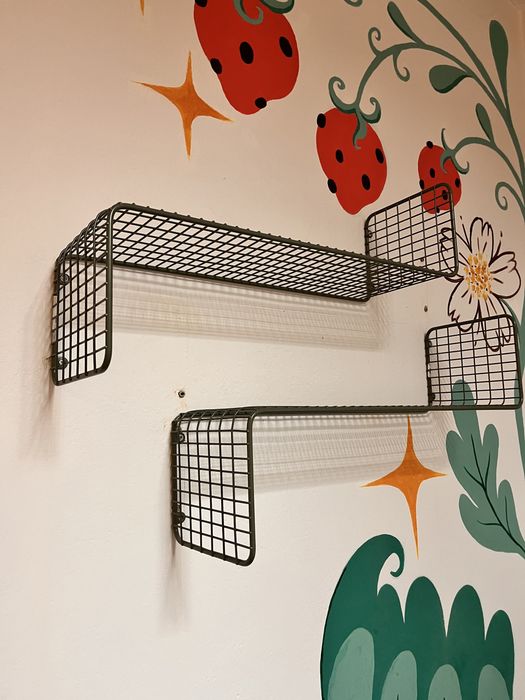 półki ścienne IKEA SVENSHULT, półka metalowa, 60x20 cm
