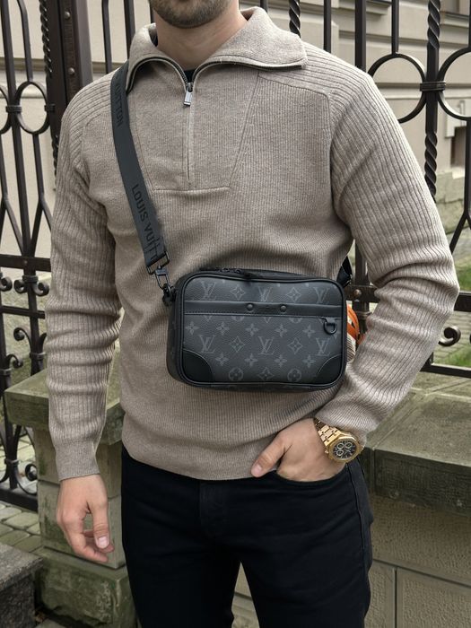 Чоловіча сумка Louis Vuitton мужская сумка мессенджер барсетка слинг