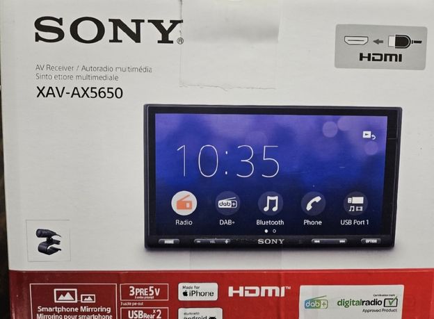 Radio Sony XAV AX5650 2 din Stan idealny z gwarancją