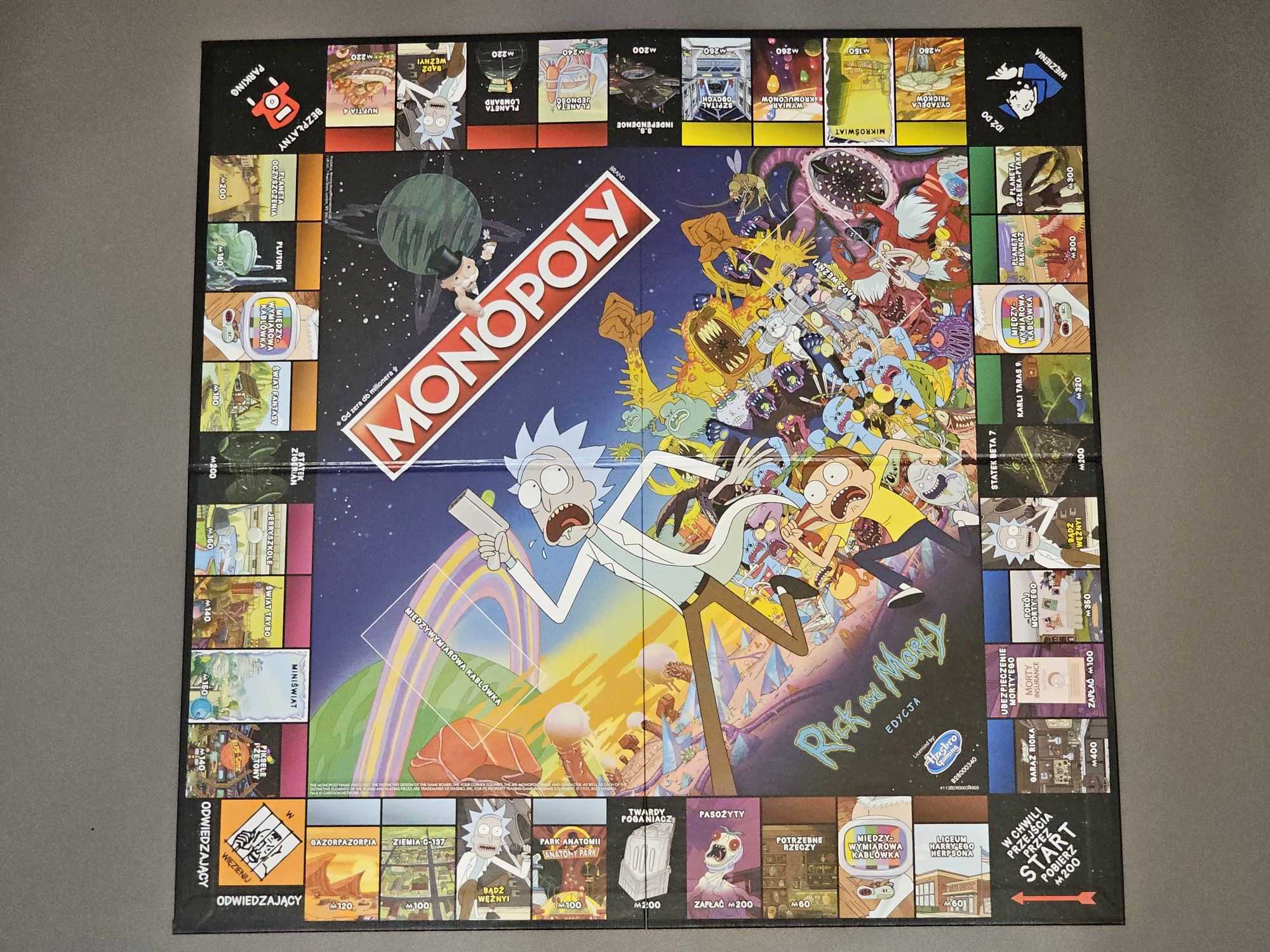 Gra planszowa MONOPOLY Rick i Morty