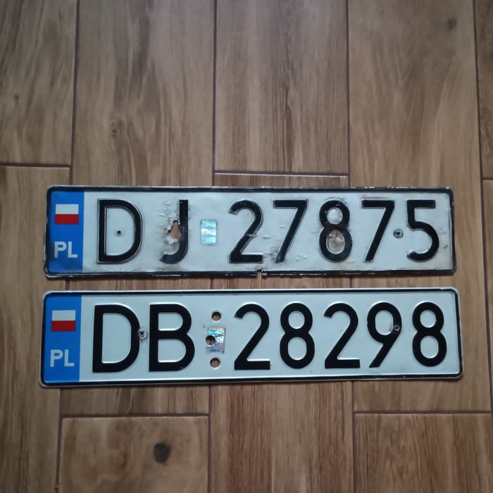 Oryginalne FLAGOWE tablice rejestracyjne !!!
