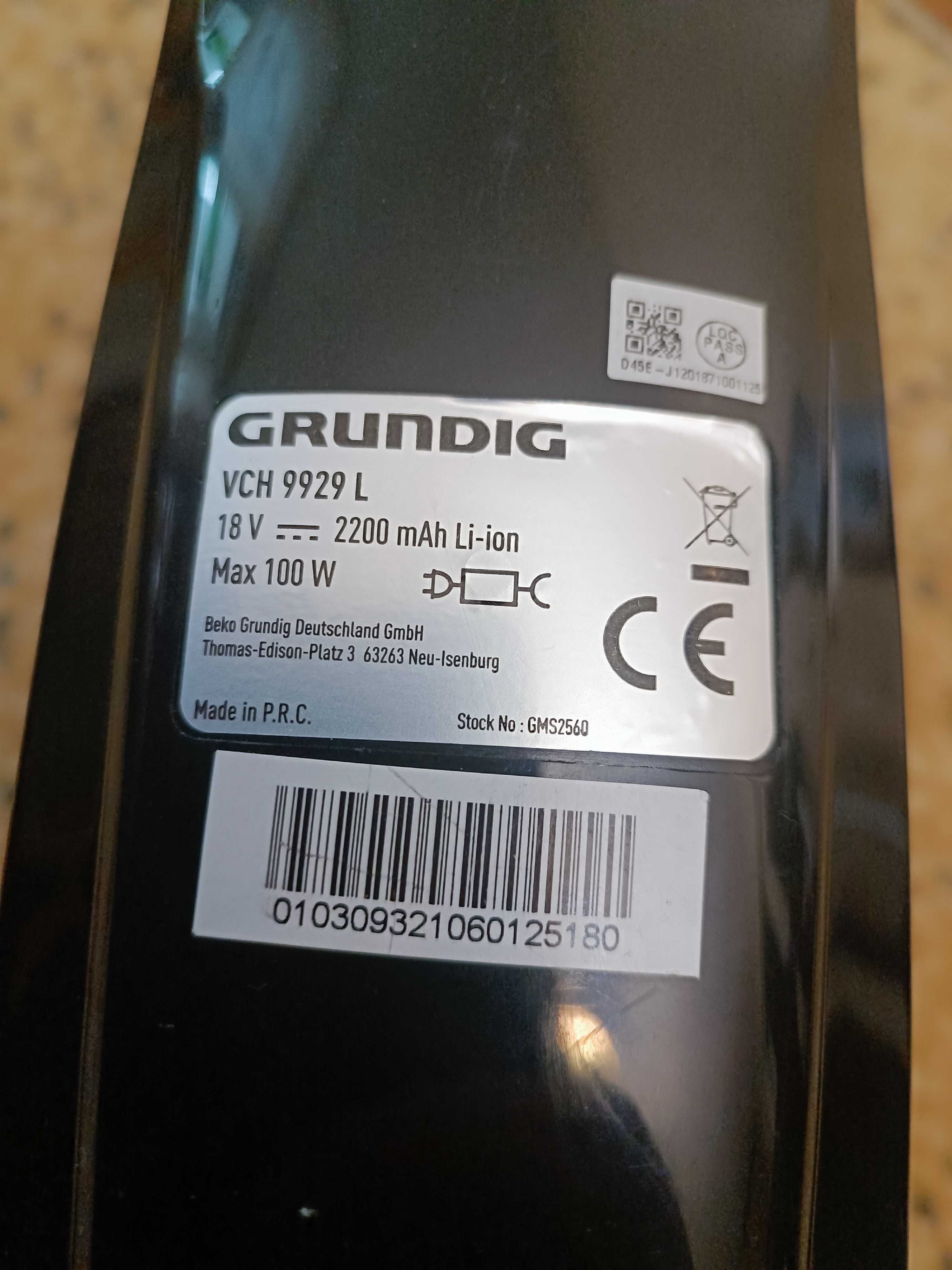 Пылесос аккумуляторный Grundig