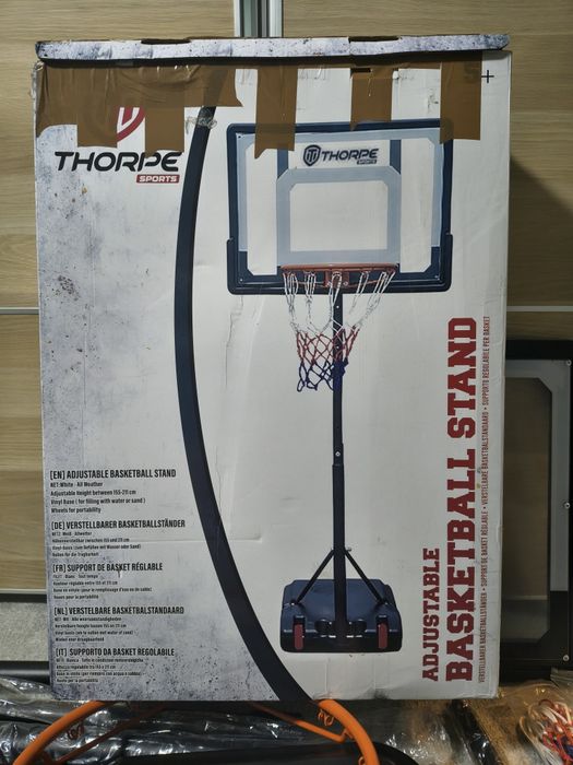 Kosz do koszykówki przenośny z regulacją wysokości