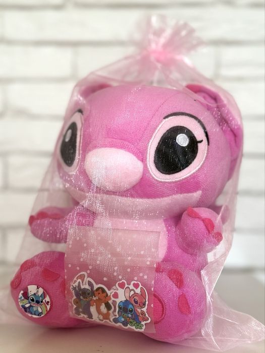 ‼️Мʼяка Іграшка‼️ Стіч Рожевий Янгол з мультфільму Lilo & Stich Стич