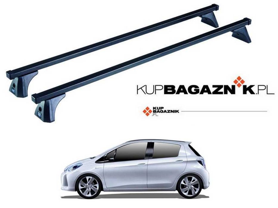 Bagażnik Dachowy Toyota Yaris III 2011 do 2020 bazowy belki relingi