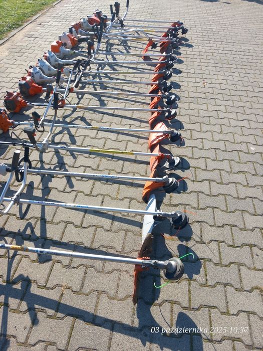 Kosy wykaszarki podkaszarki stihl husqvarna dolmar Robin Echo spalinow